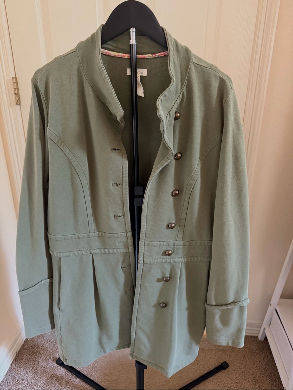 Matilda Jane “Ida” Military-Inspired Olive Utility Jacket